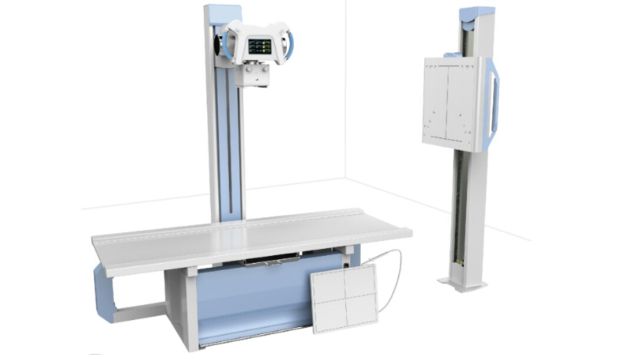平床和胸片架摄影x线机
