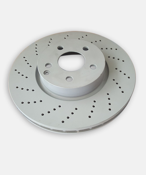 Drilled & slotted brake disc