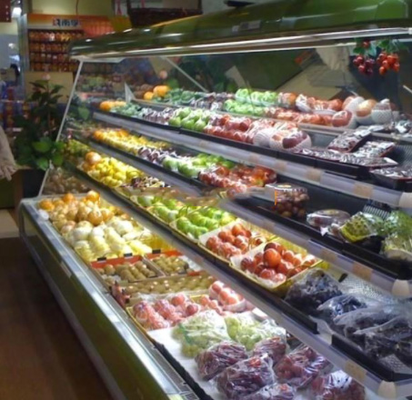 Talking about the Display of Vegetables on the Fruit and Vegetable Racks in Supermarkets