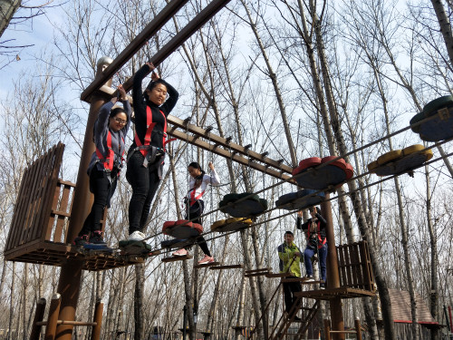 山东永泰建设工程咨询有限公司庆三八西纸坊.黄河古村一日游活动